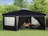 Pop-up Party Tent 288 x 288 x 245 cm Anthracite Oxford Fabric 42019770