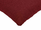 Cushion with Pillow HEERLEN 2 pcs Wine Red Fabric 928502