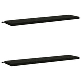 2-Piece Bench Cushions SOEST 2 pcs 100% Polyester Black 949111