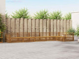 Outdoor Sofa Set 6 pcs Natural Solid Acacia Wood 3373529