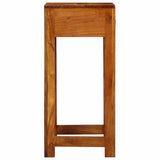 Floral End Table with Drawer with Storage Brown 35 x 35 x 75 cm 4016528