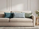 Throw Pillow 6 pcs HEERLEN Blue 40 x 60 cm Chenille Fabric 925068