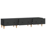 TV Cabinet with Drawer Black 147 x 34.5 x 30 cm Engineered Wood 894246