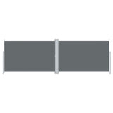Retractable Side Awning Anthracite 220x600 cm 318014