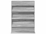 Magazine Rack Grey Sonoma 70 x 41 x 126 cm Engineered Wood 899532