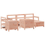 ZNTS 7 Piece Garden Sofa Set Solid Wood Douglas Fir 3250538