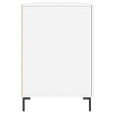 Desk High Gloss White 140x50x75 cm Engineered Wood 829550