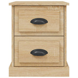 Bedside Cabinets 2 pcs Sonoma Oak 39x39x47.5 cm Engineered Wood 816151