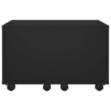 Coffee Table Black Engineered wood Small Extendable 806859