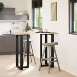 Bar Table Legs T-Shaped 2 pcs Black 60x35x cm Steel 4013104
