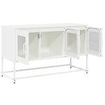 ZNTS TV Cabinet White 100.5x39x60.5 cm Cold-rolled Steel 853343