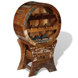 Wine Rack for 10 Bottles Solid Reclaimed Wood 243973