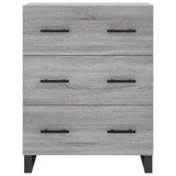 Highboard Grey Sonoma 69.5x34x180 cm Engineered Wood 3198431