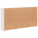 Sideboard with LED Lights White 181.5x37x100 cm 3209149