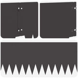 Lawn Edging 30 pcs metal 8008289