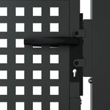 Garden Gate Anthracite 100x175 cm Steel 154563