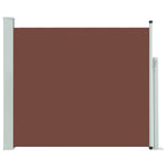 Patio Retractable Side Awning 100x300 cm Brown 48375