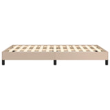 Bed Frame without Mattress Cappuccino 120x190 cm Small Double Faux Leather 3269624