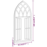 Mirror Sand 100x45 cm Iron for Indoor Use 3093531