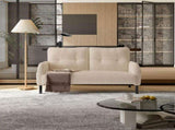 GOMYWAY corduroy fabric, comfortable monochrome double sofa, suitable for living rooms and bedrooms W2678P422254