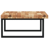 Basin Shelf Wall Mounted Steel and Solid Wood Acacia 3302941