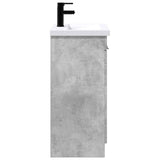 Bathroom Furniture Set Concrete Grey 56 x 37.5 x 81 cm 3404147