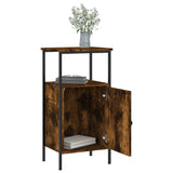 Bedside Cabinets 2 pcs Smoked Oak 41x31x80 cm Engineered Wood 825928