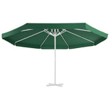 ZNTS Replacement Fabric for Outdoor Parasol Green 500 cm 312539