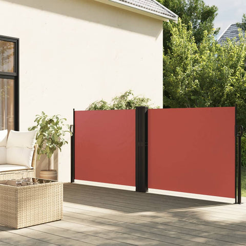 ZNTS Retractable Side Awning Terracotta 100x1000 cm 4004693