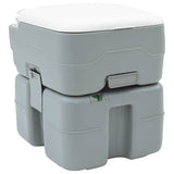 Camping Toilet Set 2 pcs Grey 50.5 x 33 x 103 cm 42001431