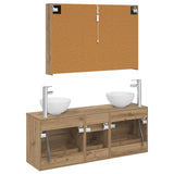 Bathroom Furniture Set 4 pcs Artisan Oak 3406710