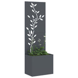 Garden Privacy Screen Floral Anthracite 50 x 32 x 150 cm 876478