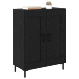 Sideboard Black Oak 69.5 x 34 x 90 cm Engineered Wood and Iron 881602