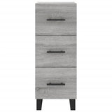 Highboard Grey Sonoma 34.5x34x180 cm Engineered Wood 3199263