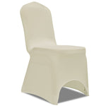 ZNTS Chair Cover Stretch Cream 18 pcs 3051641