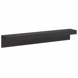Garden Cover Profile 2 pcs 100 x 15 x 15 cm Steel Black 8012962