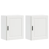 Kitchen Wall Cabinets 2 pcs Porto White Engineered Wood 854038