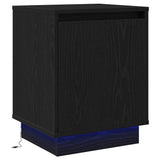 Bedside Cabinet 2 pcs Black Oak 39 x 34.5 x 50 cm 869597