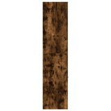 Apothecary Cabinet Smoked Oak 30x41x174.5 cm Engineered Wood 3309631