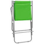 Rocking Chairs 2 pcs Steel Green 310339