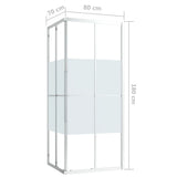 ZNTS Shower Cabin ESG 80x70x180 cm 150765