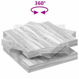 Coffee Table 360-Degree Rotatable Grey Sonoma 90x90x34.5 cm 3321356