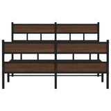 Bed Frame without Mattress with Headboard and Footboard 140x190 cm 4017169