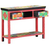 Console Table with Drawer Multicolour 100 x 30 x 77 cm 4017567
