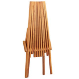 Folding Outdoor Lounge Chairs 2 pcs Solid Acacia Wood 45975