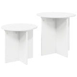 Side Table Set with Storage 2 pcs Engineered Wood 8001010