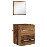 Bathroom Furniture Set with Drawer Brown 41 x 38.5 x 48 cm 875692