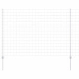 Fence and Post Silver 1.5 x 10 m Steel 3336182