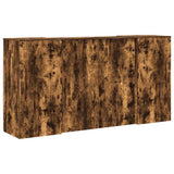 Reception Desk Smoked Oak 200x50x103,5 cm Engineered Wood 3324218
