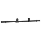 Sliding Door Hardware Kit 152 cm Steel Black 4009718